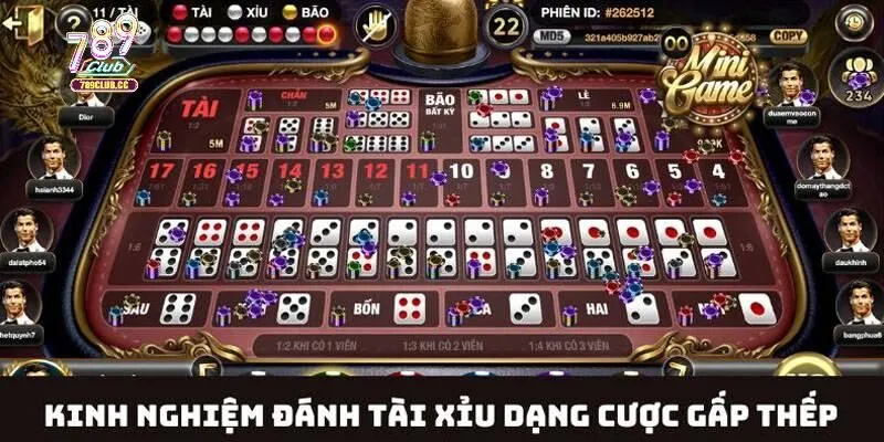 Cách bắt cầu tài xỉu online 789Club gấp thếp