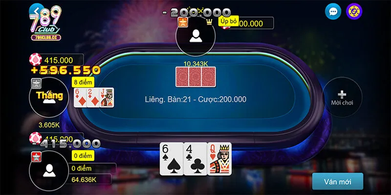 Quy trình ván bài Liêng chi tiết