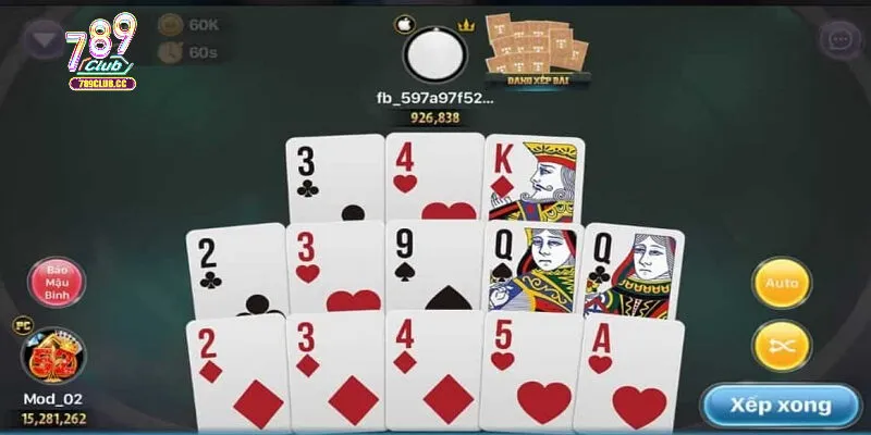 Mẹo chơi Mậu Binh hiệu quả tại 789 Club